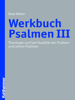 cover image of Werkbuch Psalmen III